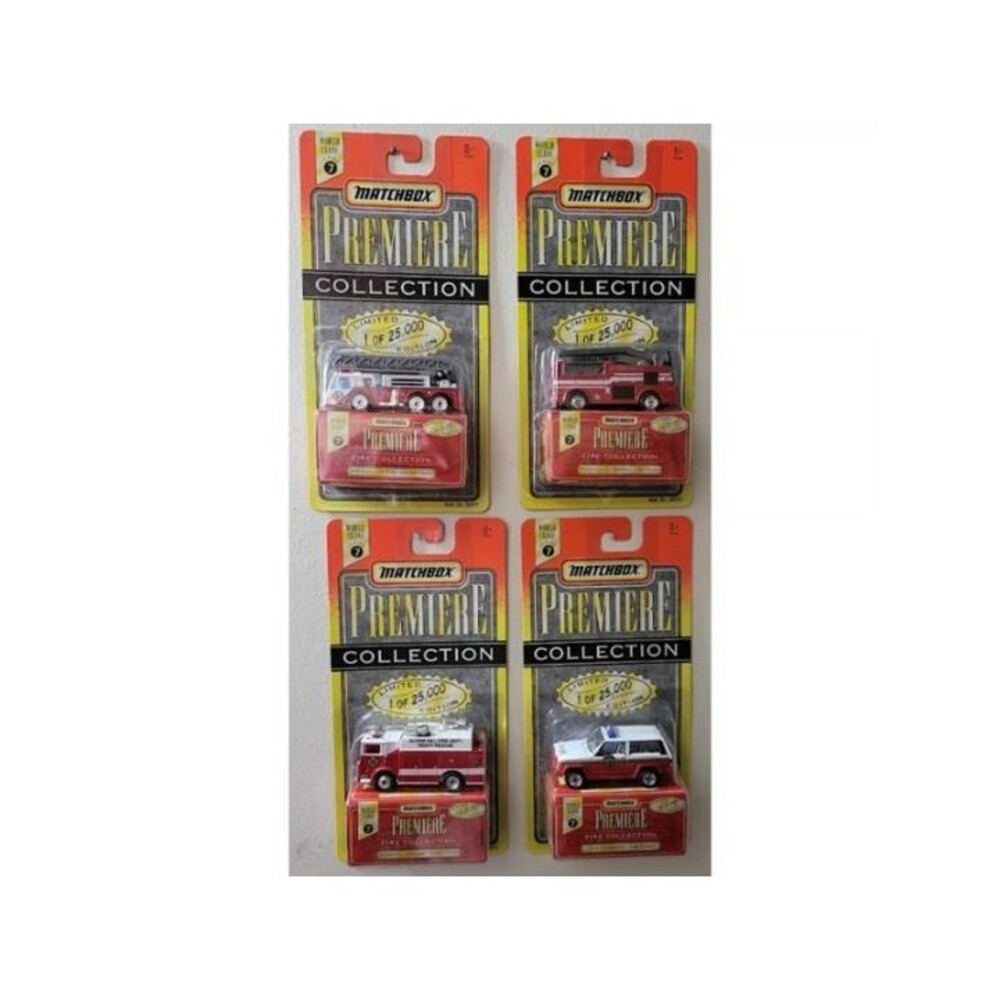 MATCHBOX PREMIERE FIRE COLLECTION SERIES 7( LOT OF 4)